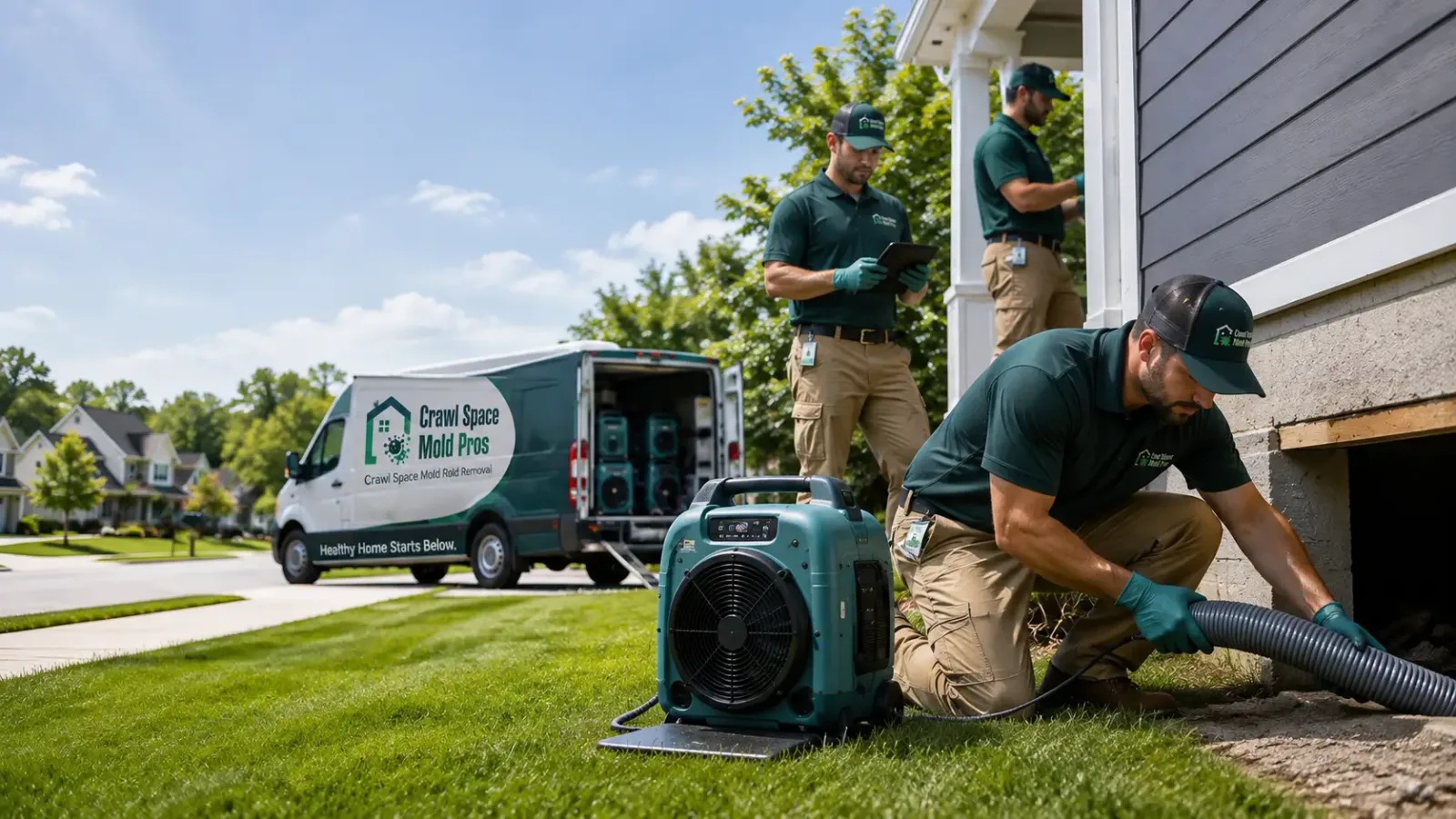 Crawl Space Mold Removal in Lumberville, PA